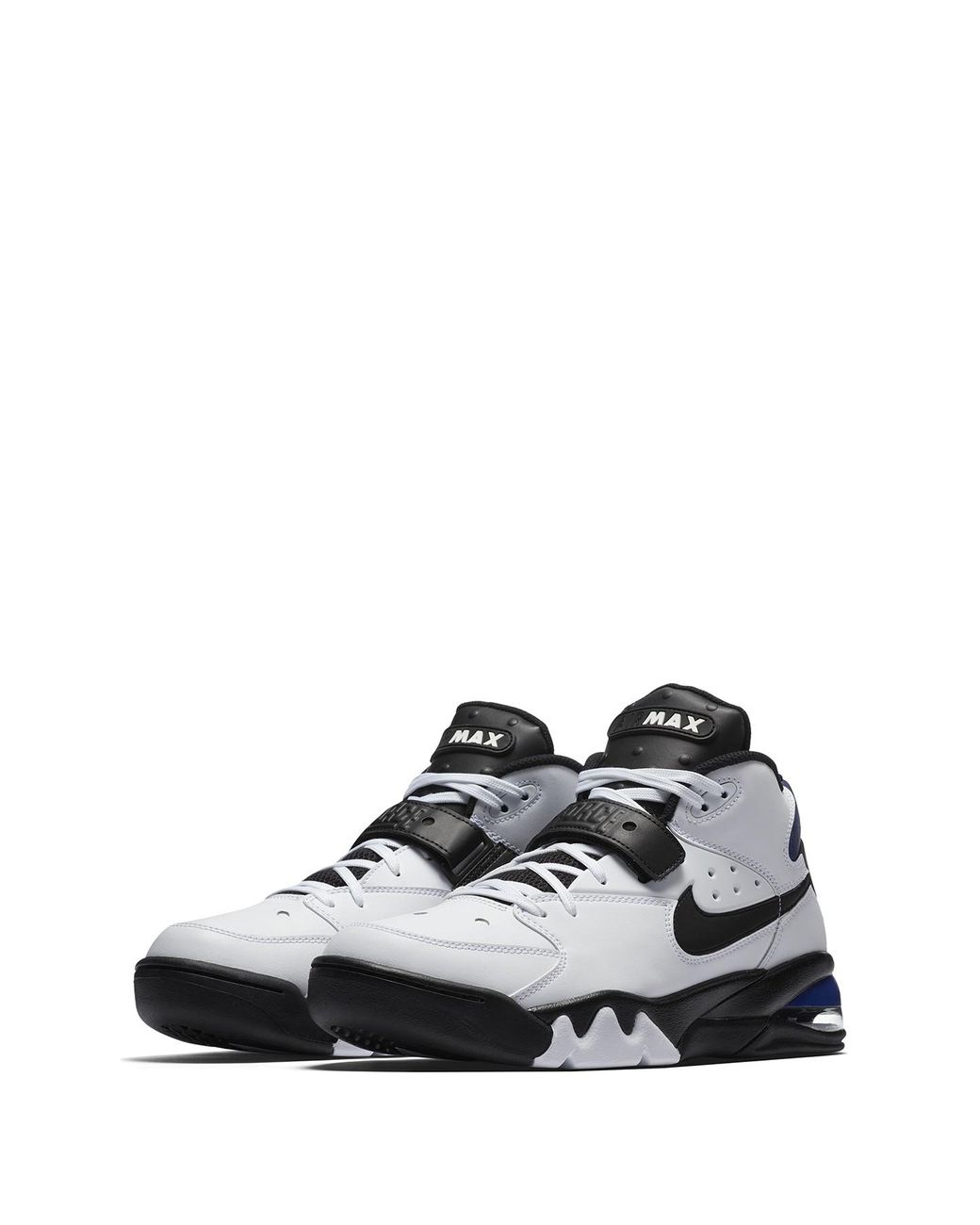 Nike Leather Air Force Max 93 Sneaker in Black for Men | Lyst