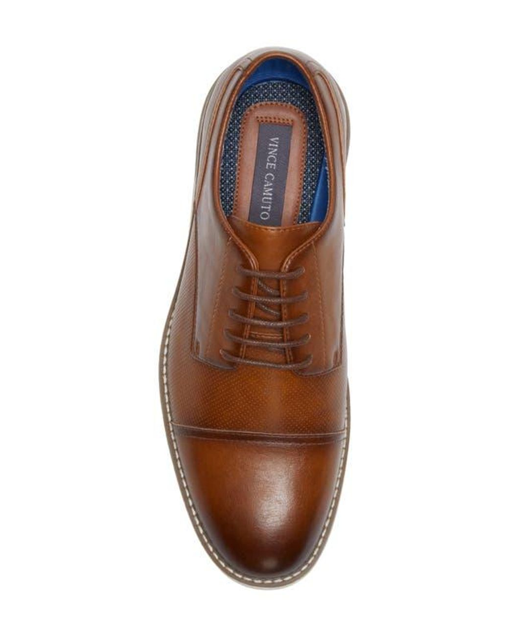 Vince Camuto Elyjah Cap Toe Derby Sneaker in Brown for Men  display picture 3
