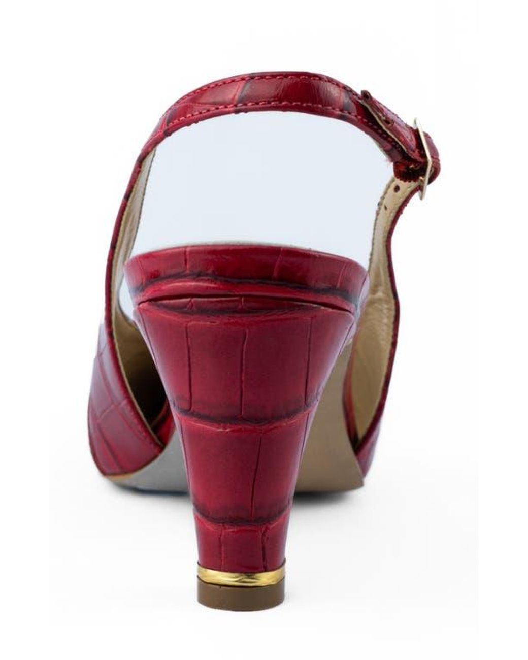 Kenneth Cole Red Meilani Slingback Pump