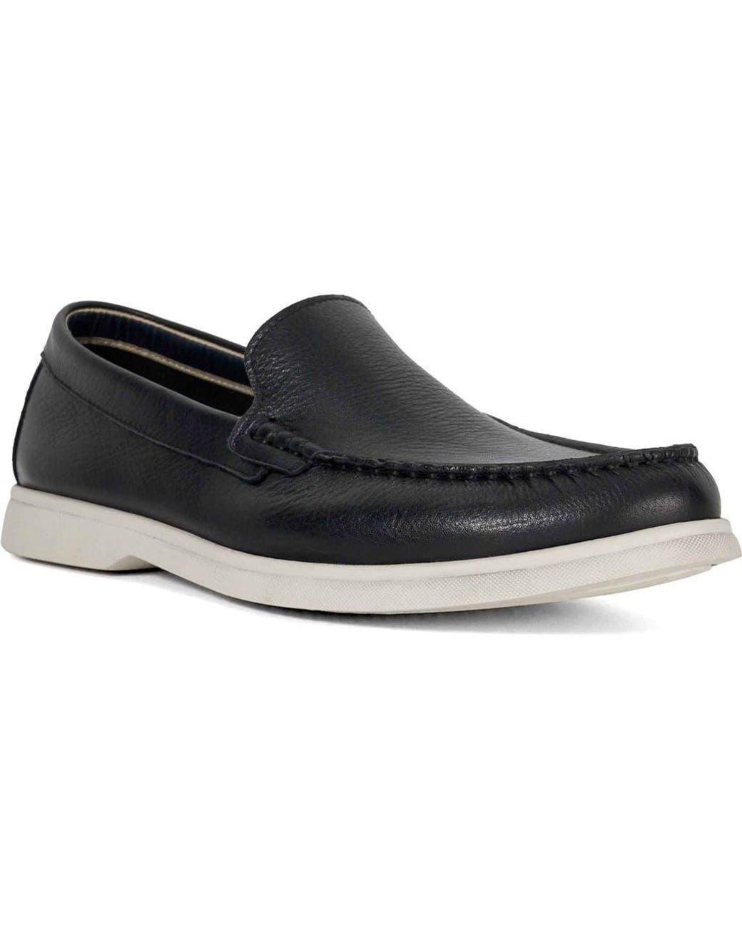 Dune Black Buftonn Loafer for men