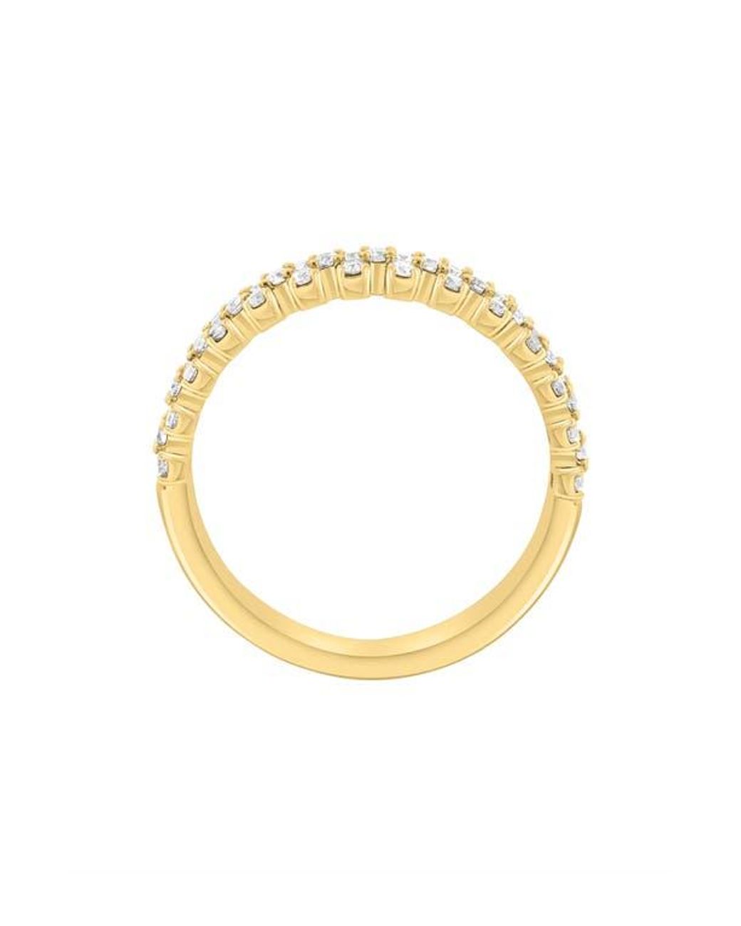 Effy Metallic Diamond Stacking Ring