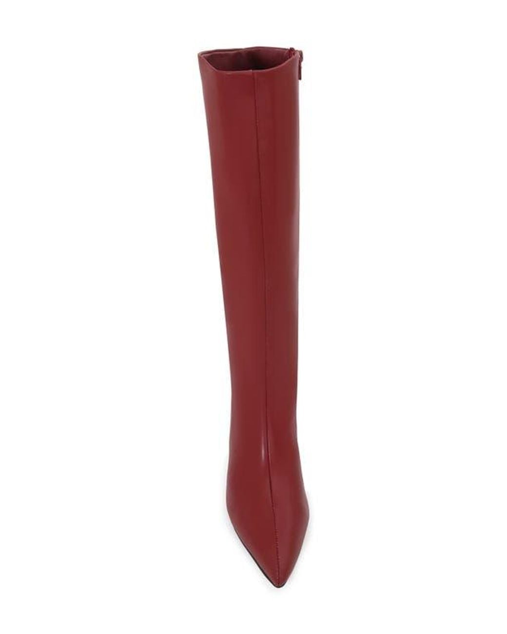 BERNESS Red Samara Kitten Heel Knee High Boot