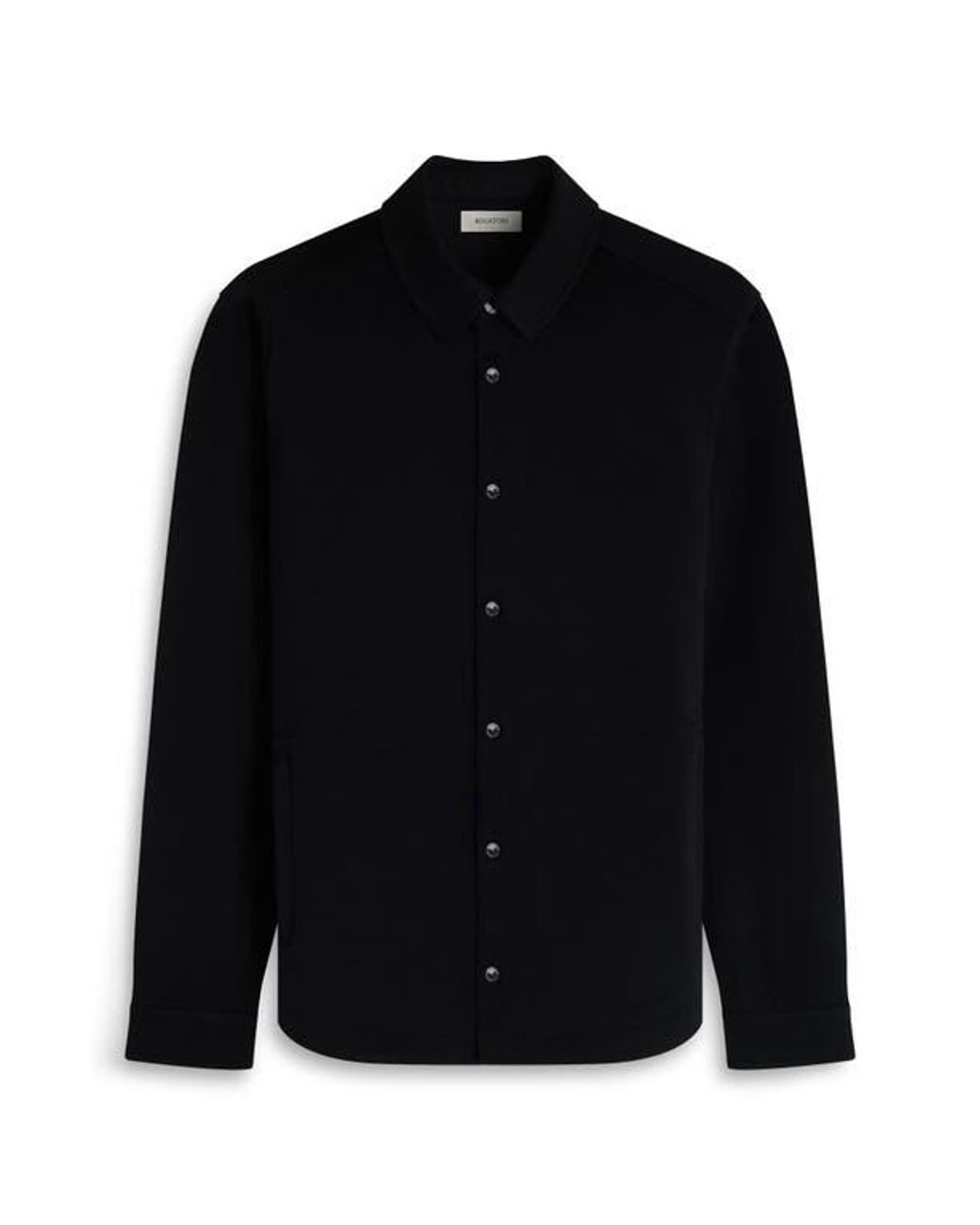 Bugatchi Blue Soft Touch Snap-Up Shirt for men
