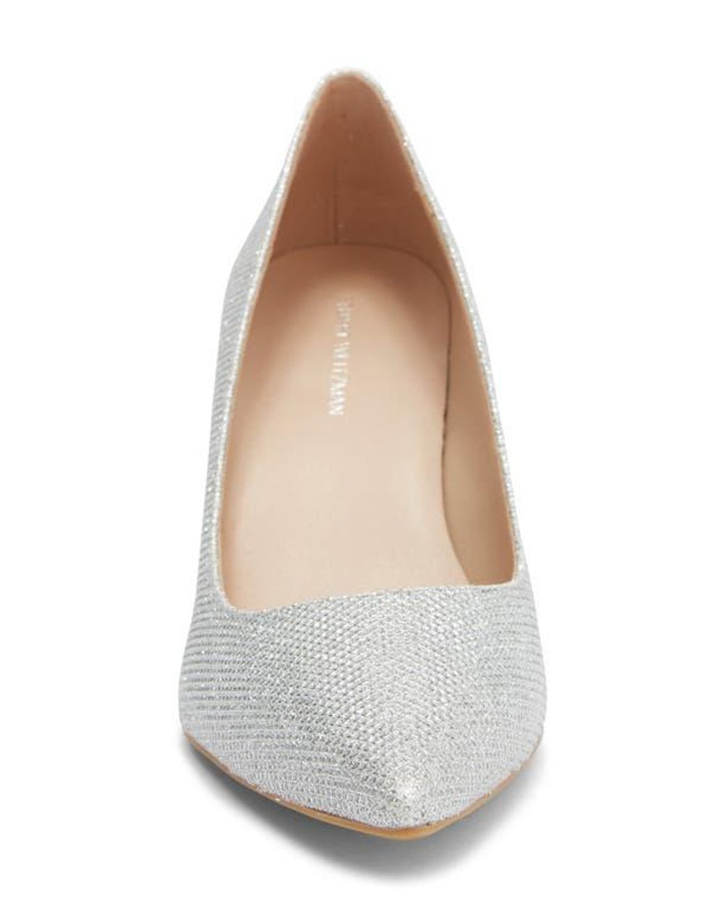 Stuart Weitzman White Dancer 75 Pump