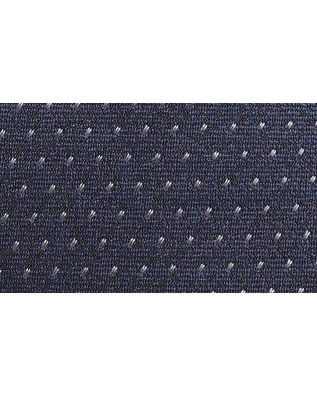 Tom Baine Blue Textured Dot Tie for men