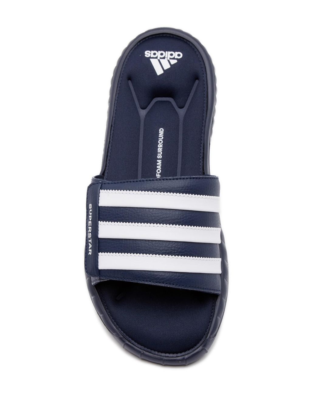 adidas Synthetic Superstar 3g Slide Sandal (men's) in Blue for Men | Lyst