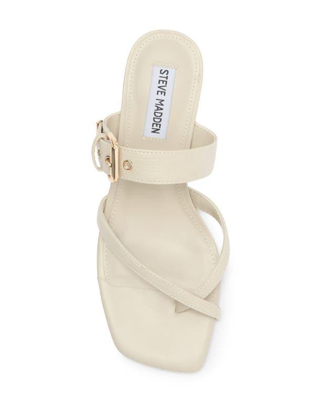 【Steve Madden】Jamesy Slide サンダル Steve Madden Jamesy Slide Sandal in Metallic | Lyst