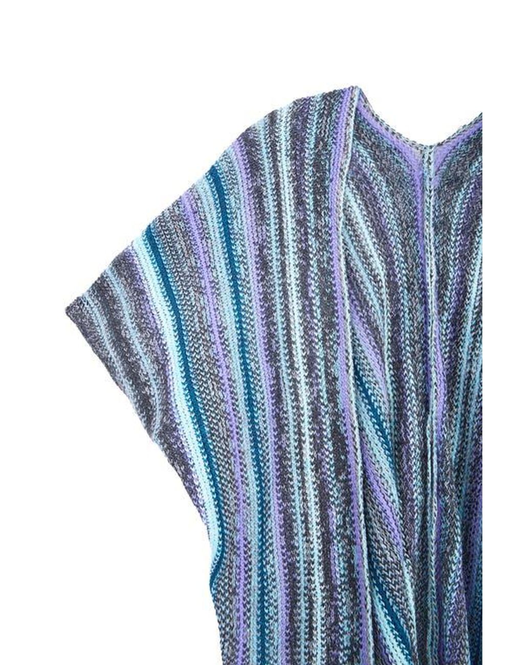 Saachi Blue Everyday Stripe Topper