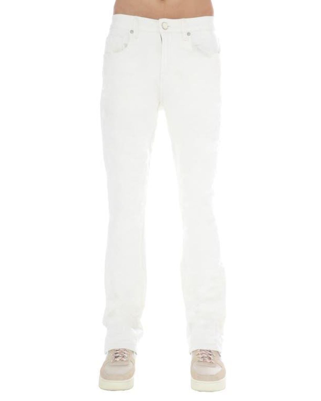 Cult Of Individuality White Mars Bootcut Jeans for men