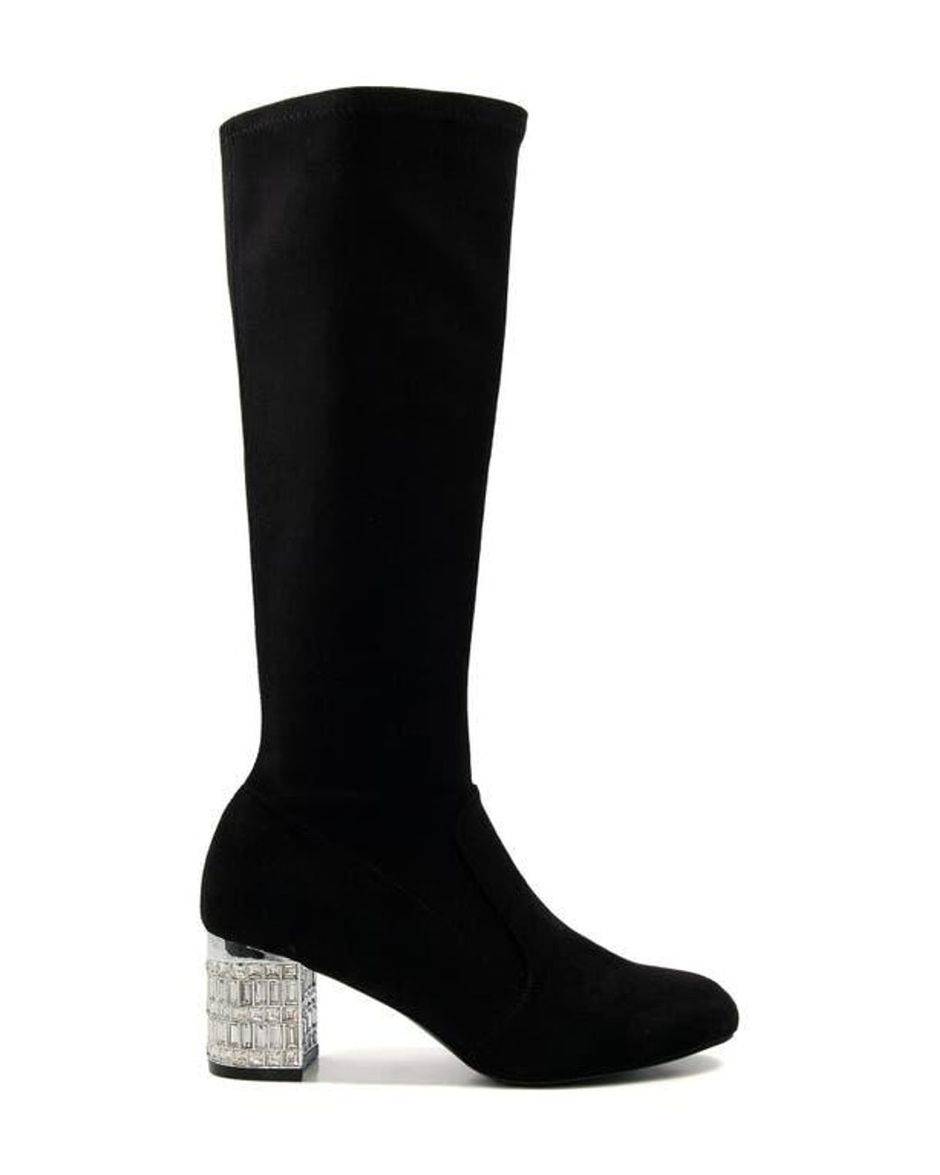 Dune Black Starlets Knee High Boot