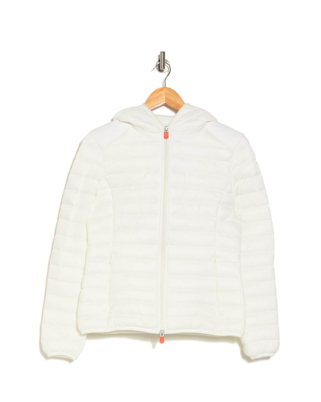 Save The Duck Daisy Hooded Packable Puffer Jacket in White Lyst
