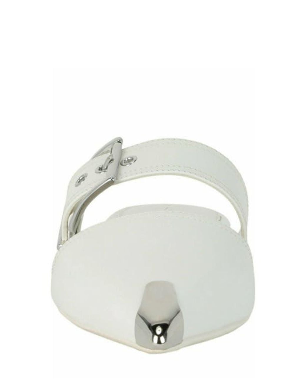 McQueen Metallic Punk Pointed Toe Flat