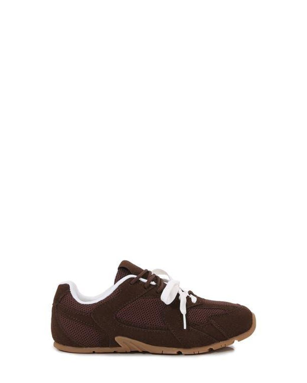 BERNESS Brown Lula Double Lace Sneaker