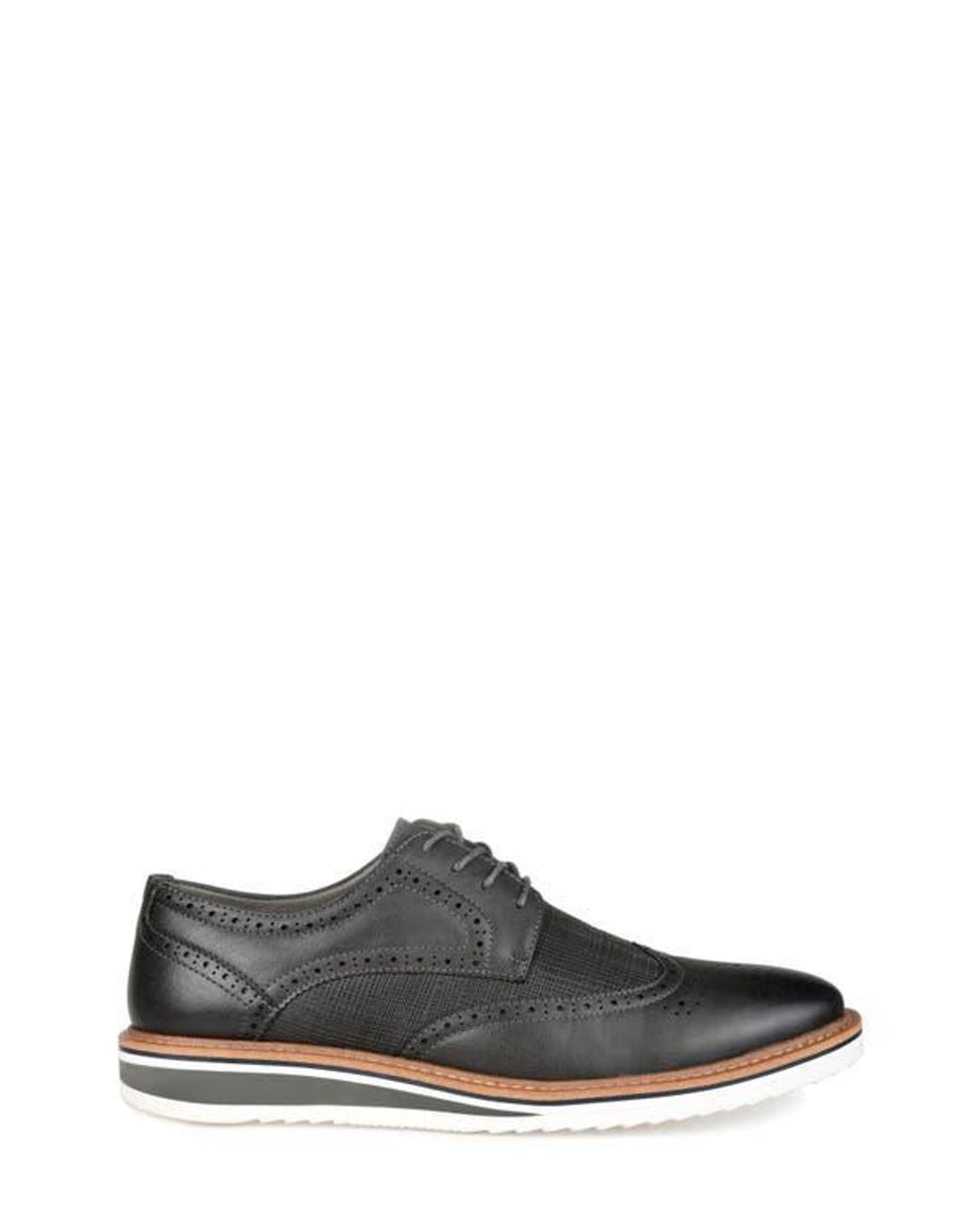 Vance Co. Black Warrick Wingtip Derby for men
