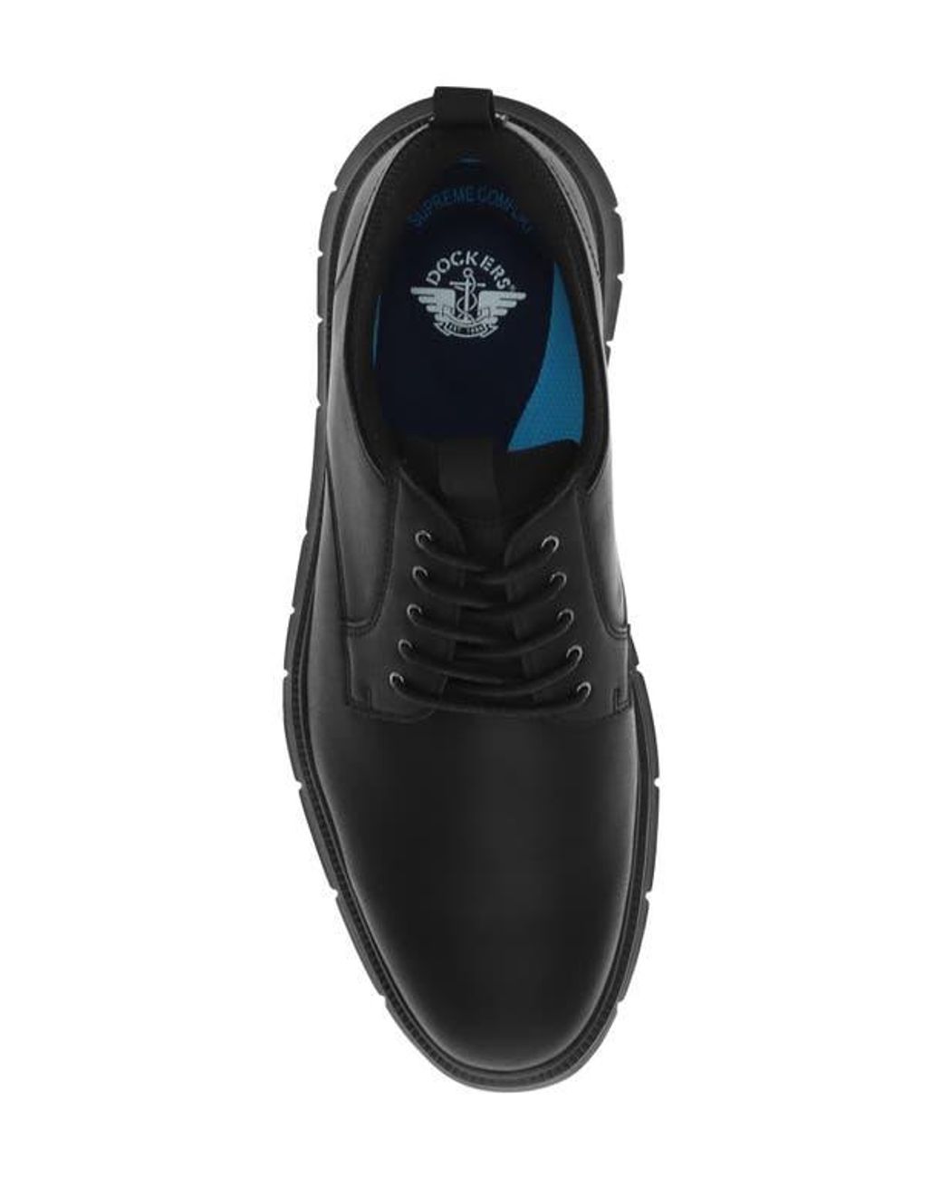Dockers Black Trine Plain Toe Derby for men