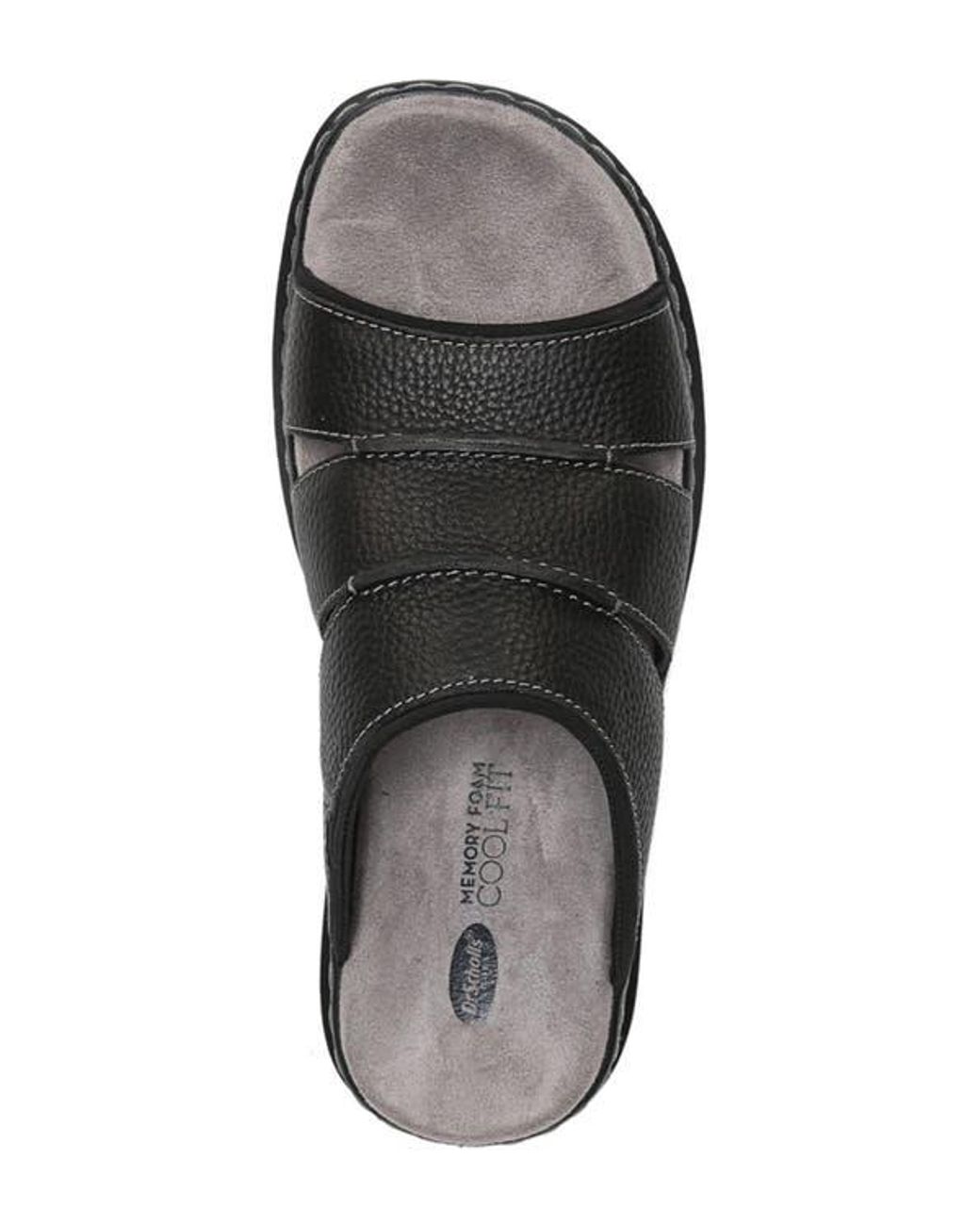 Dr. Scholls Black Gordon Sandal for men