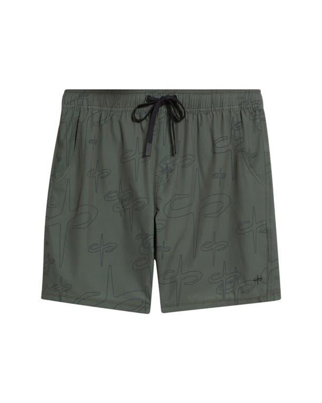 Saint Studio Green Tempo Tech Shorts for men