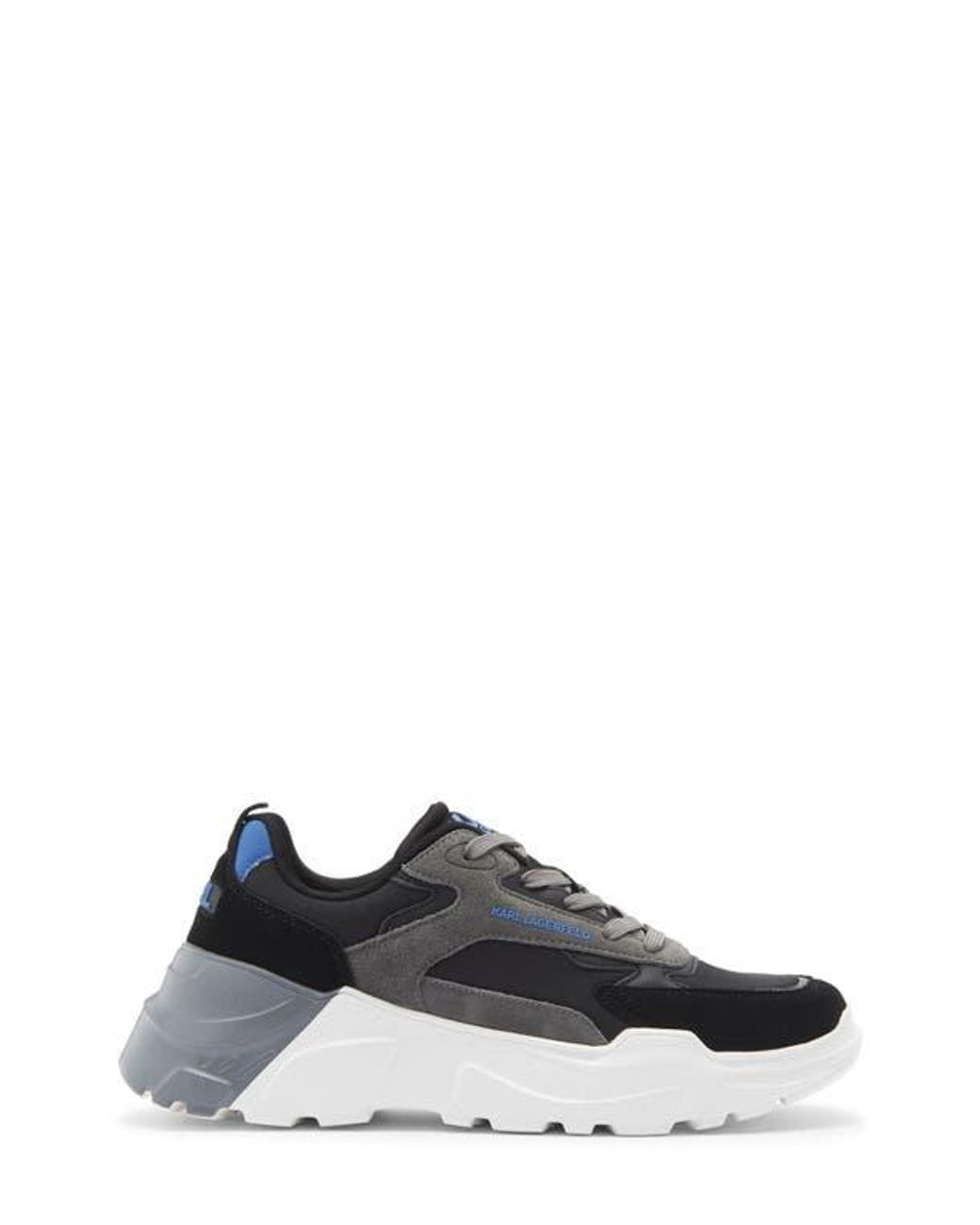 Karl Lagerfeld Gray Runner On Two Sneaker for men
