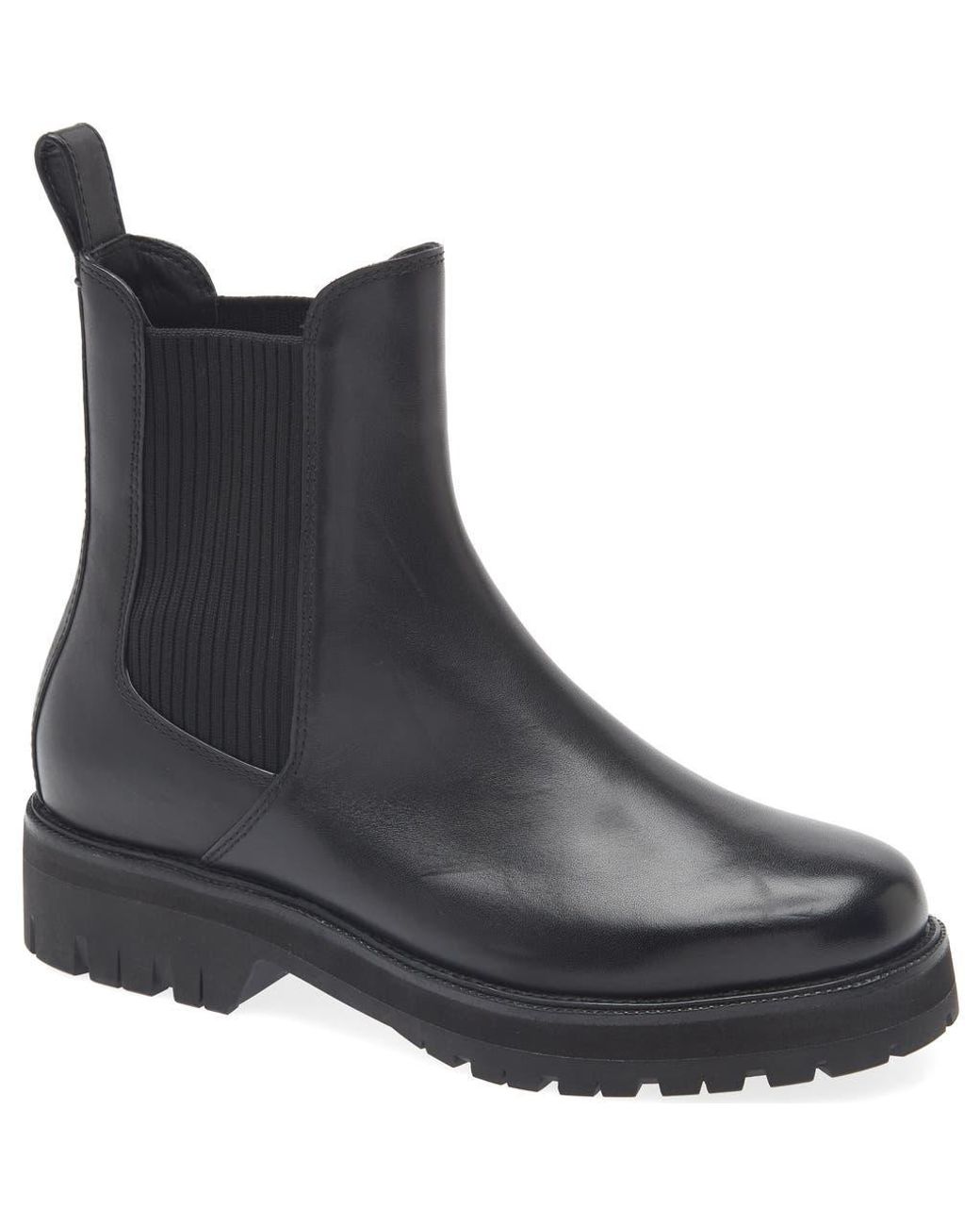 Rag & Bone Corey Lug Sole Chelsea Boot in Black | Lyst