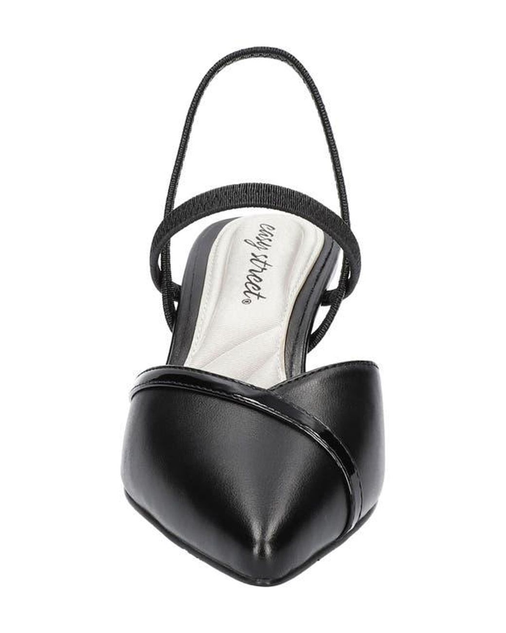 Easy Street Black Uunna Slingback Pump