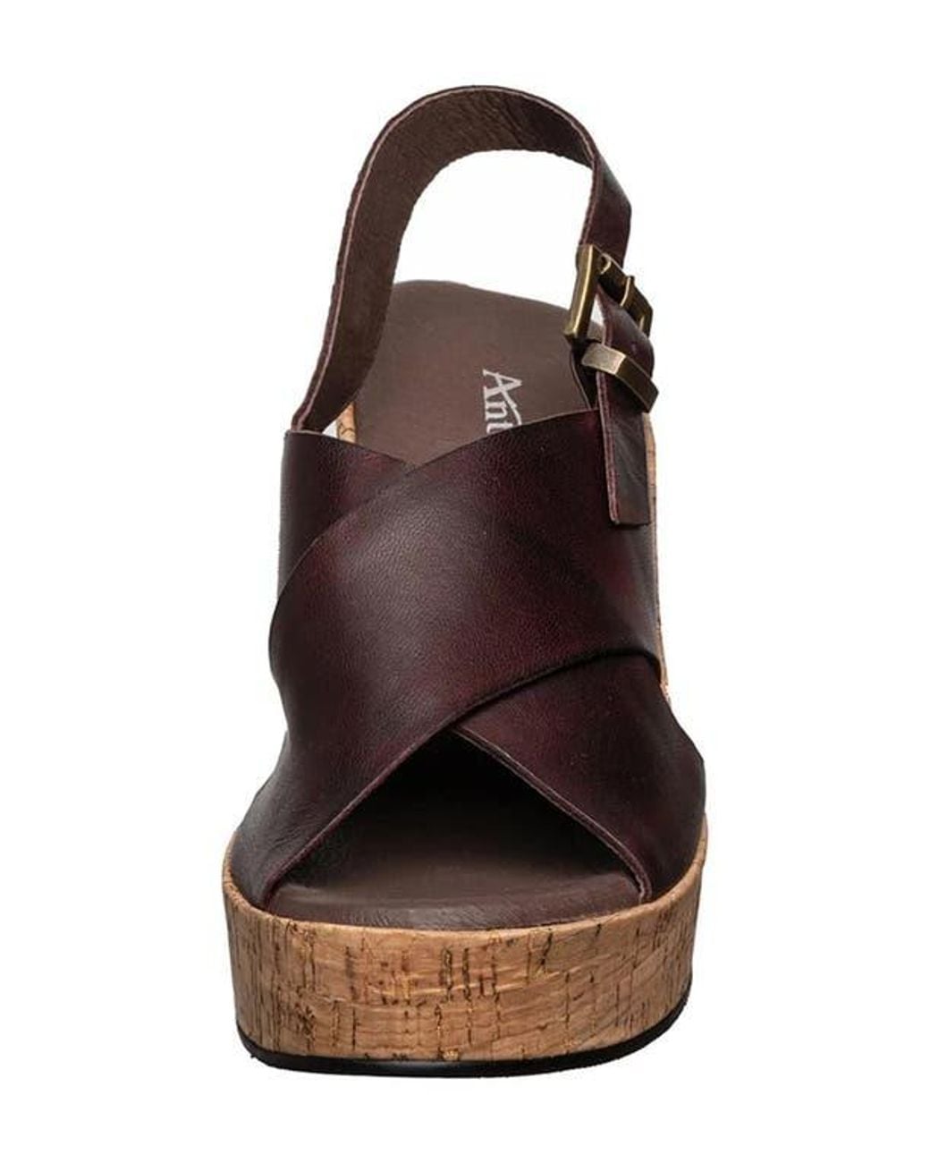 Antelope Brown Aly Wedge Platform Sandal