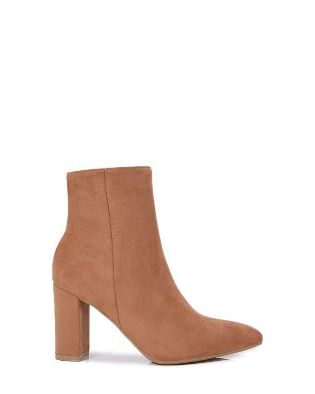 BERNESS Brown Sara Block Heel Bootie