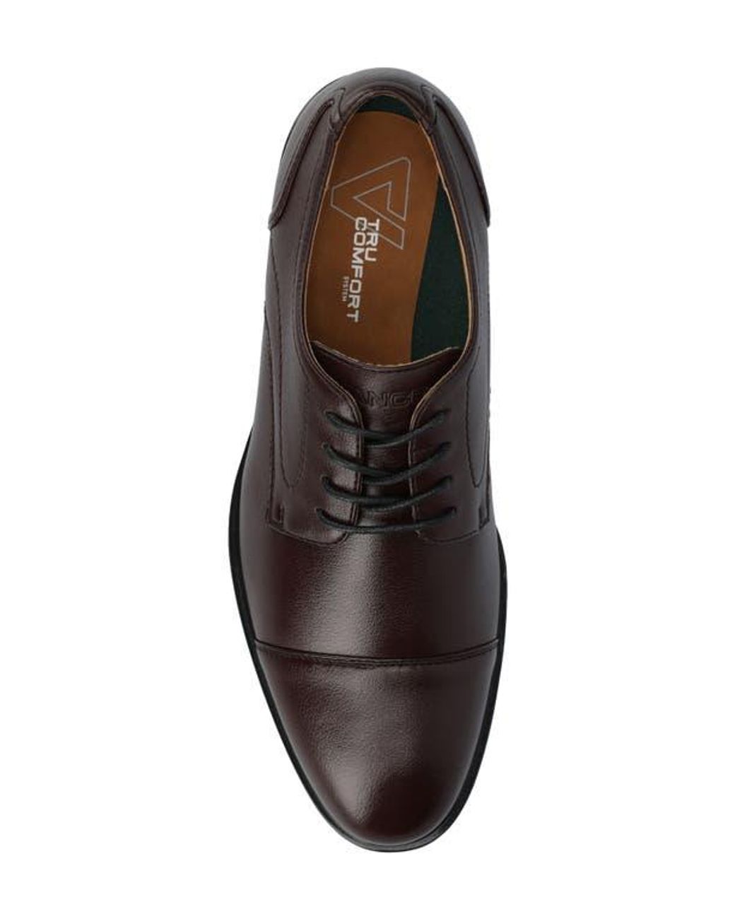 Vance Co. Black Alec Cap Toe Derby for men