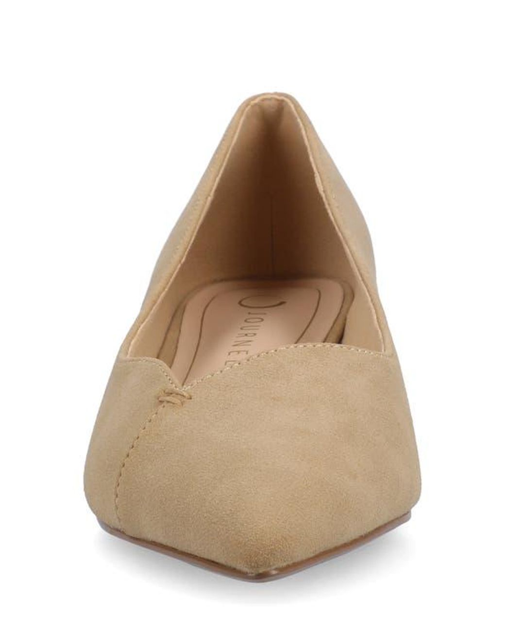 Journee Collection Brown Carmin Pointed Toe Flat