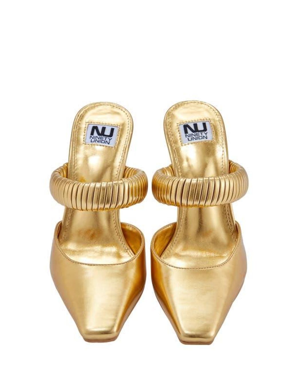 Ninety Union Metallic Luna Mule Pump