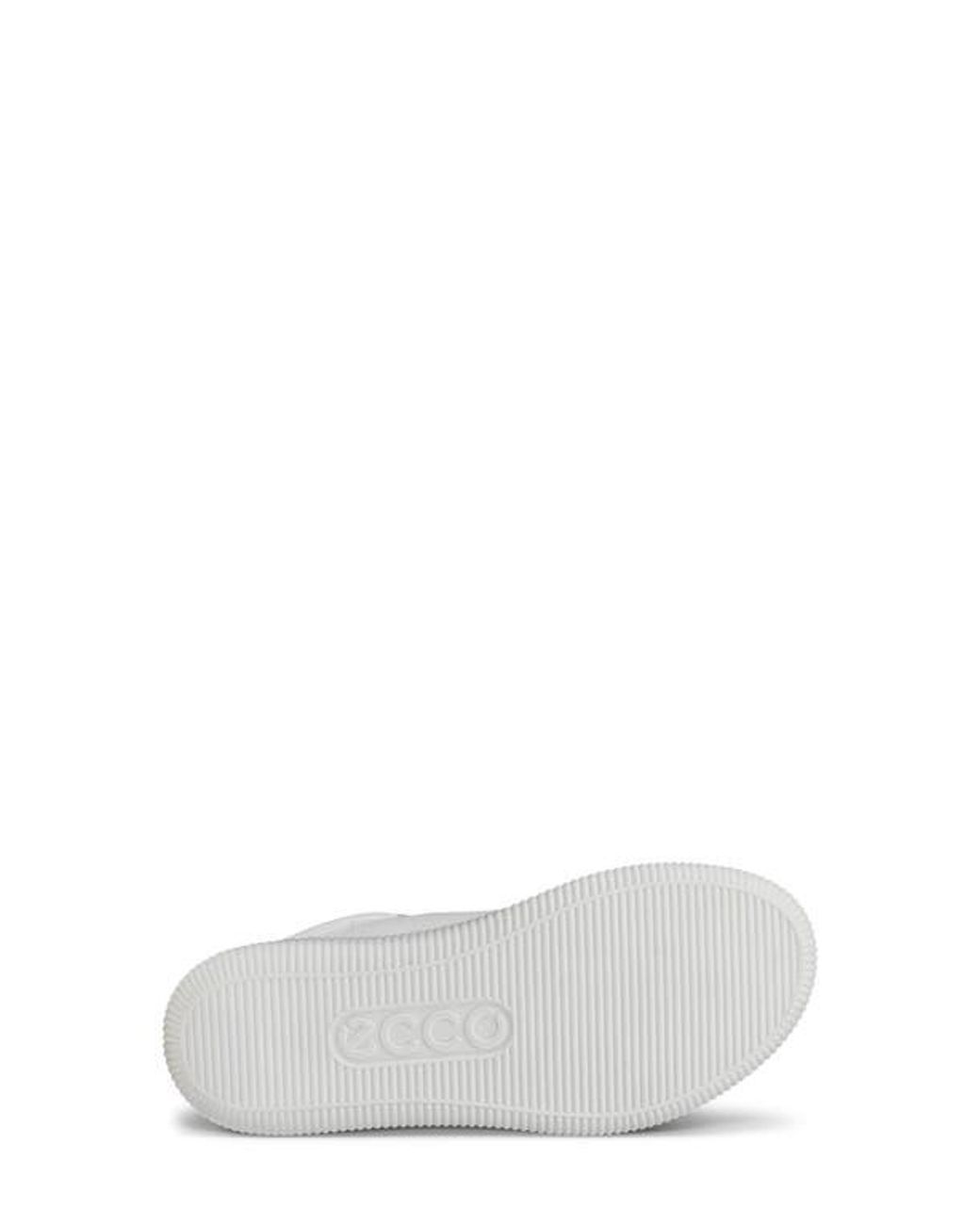 Ecco White Soft Zero Sneaker