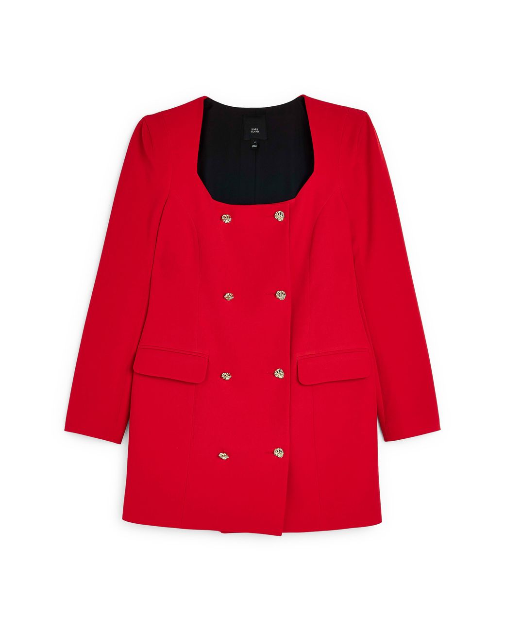 River Island Double Breasted Blazer Dress In Red At Nordstrom Rack Lyst