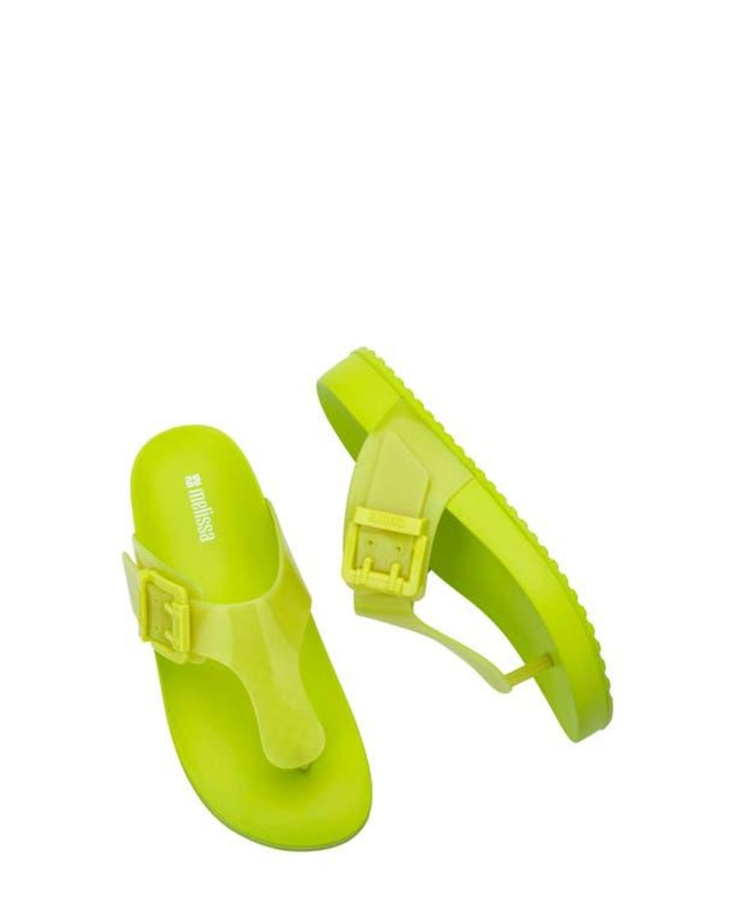 Melissa Yellow Cozy Platform Flip Flop