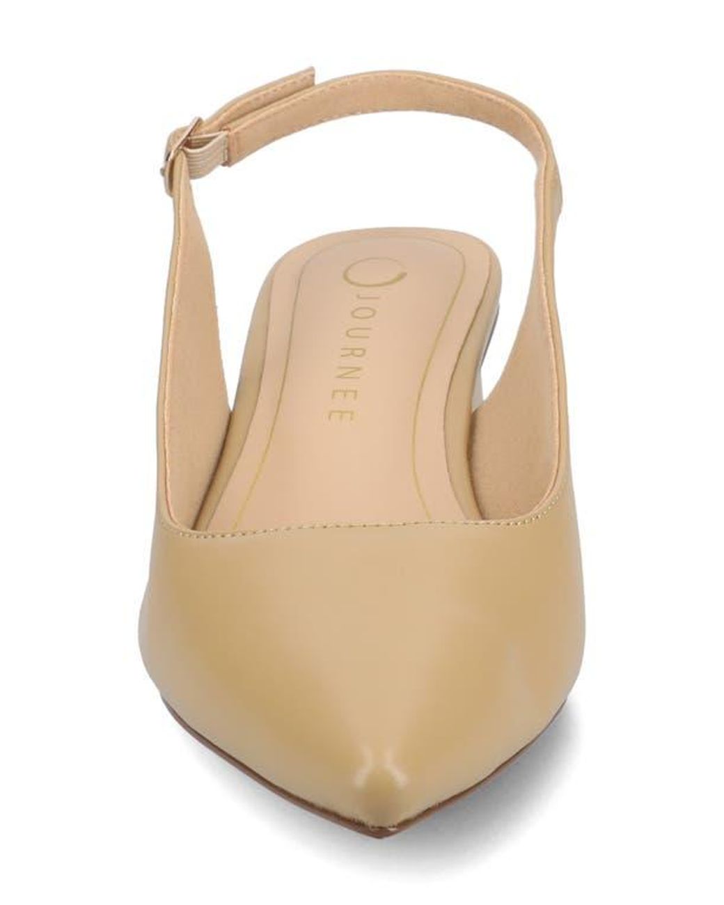 Journee Collection Metallic Sylvia Slingback Pump