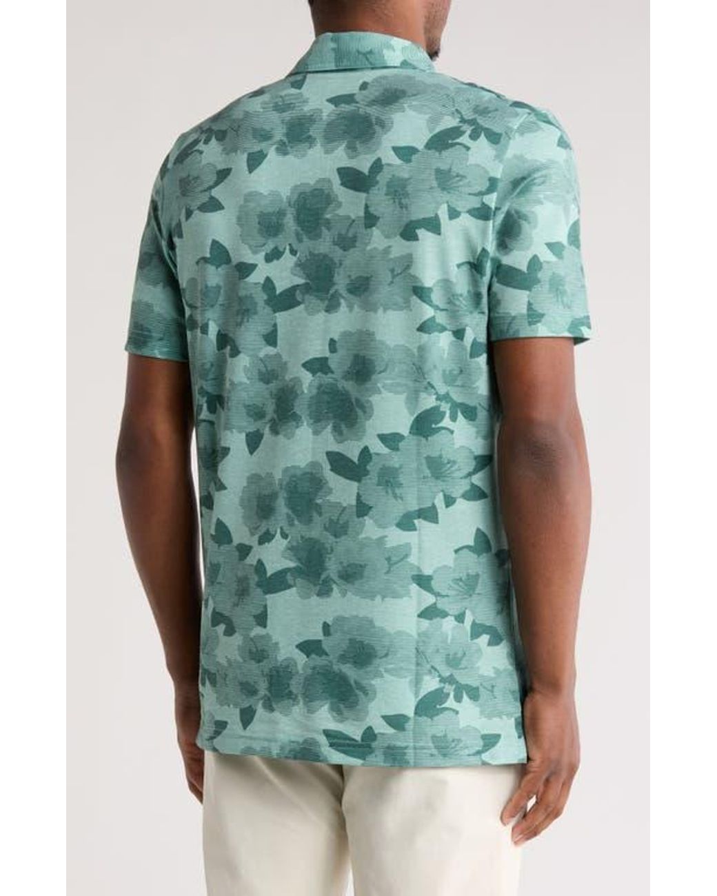 Travis Mathew Blue Standing Invite Polo for men
