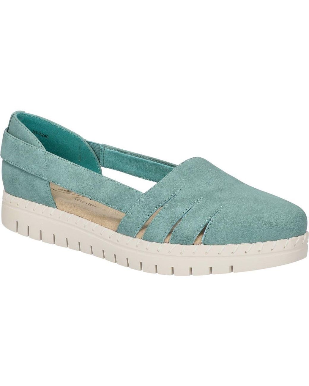 Easy Street Blue Bugsy Platform Sandal