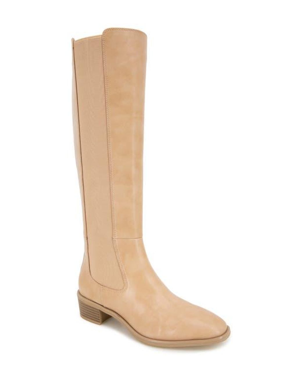 Splendid Camel Knee High Chelsea Boots in Natural Lyst