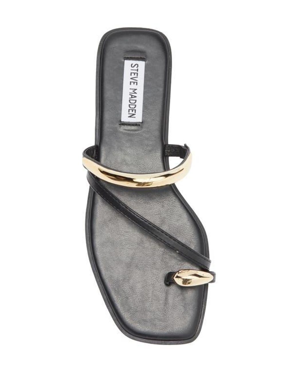 【Steve Madden】Arley スクエアトゥ サンダル US発 トレンド steve-madden-BLACK-Arley-