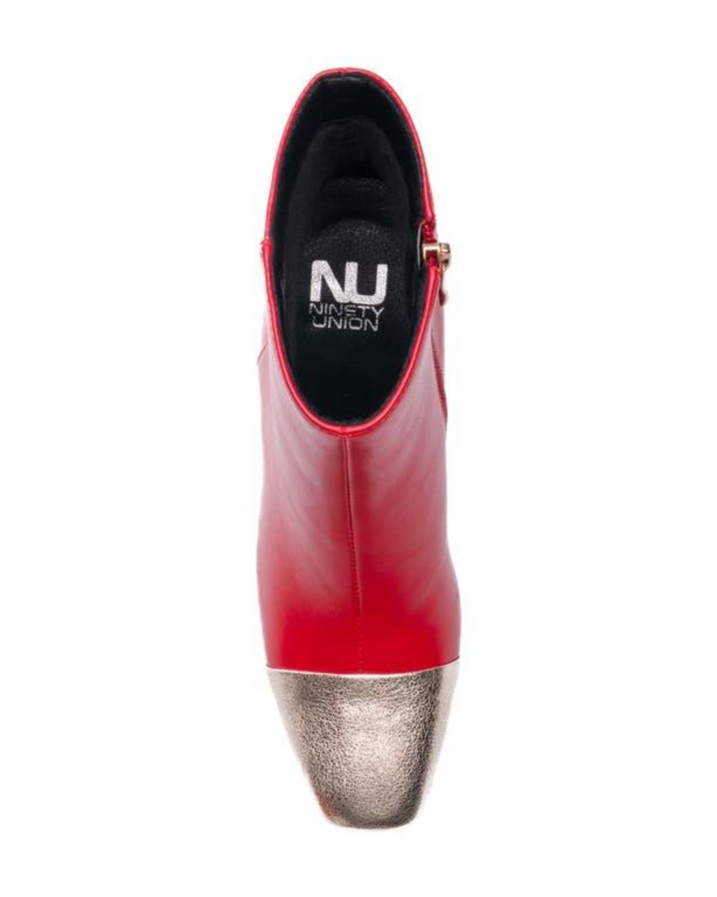 Ninety Union Red Two-Tone Bootie