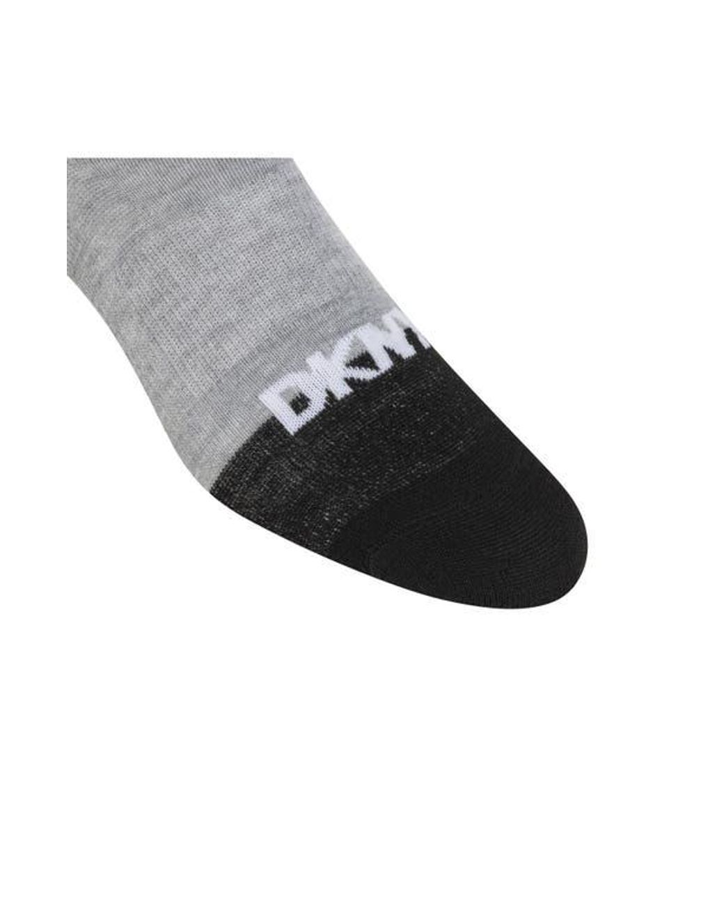 DKNY Black 6-Pack Liner Socks for men