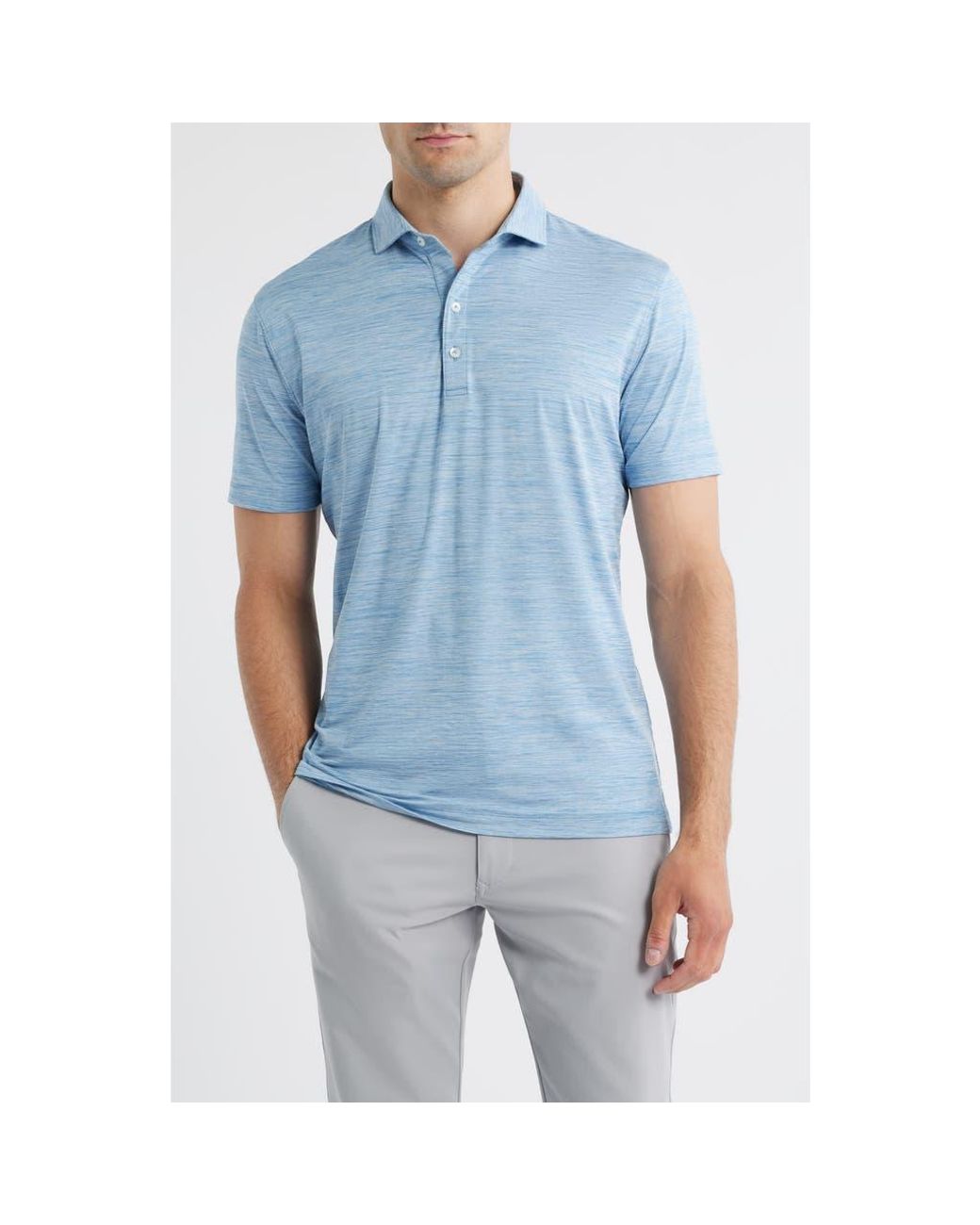 Johnnie-o Blue Huron Prep-Formance Polo for men