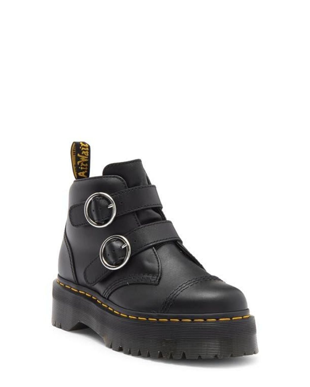 Dr. Martens Black Devon Platform Boot