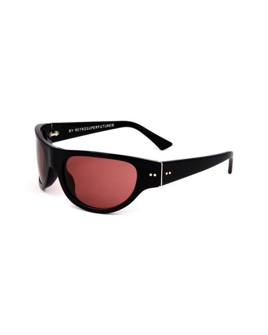 Retrosuperfuture Red 58Mm Special Round Sunglasses