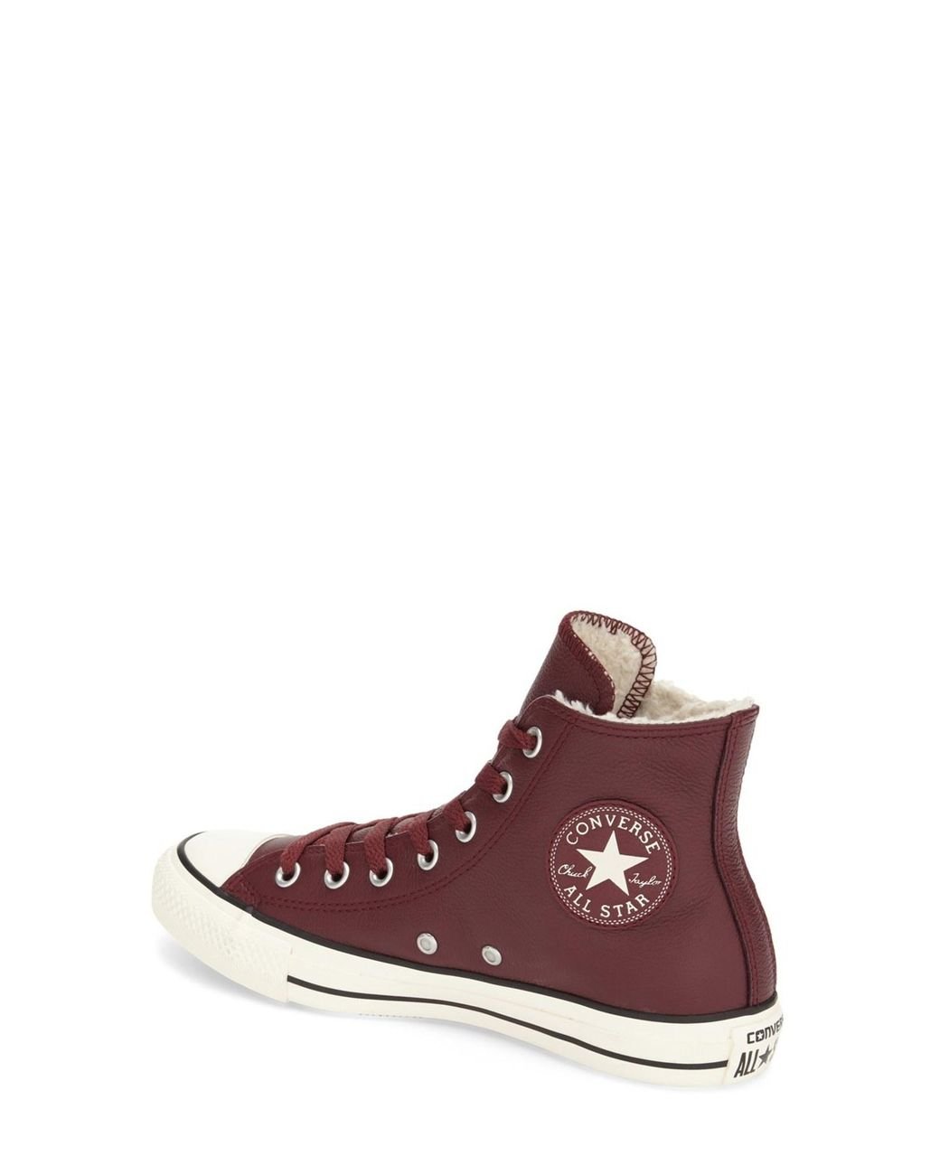 Converse Chuck Taylor All Star Faux Fur Lined High Top Sneaker (unisex) in  Purple | Lyst