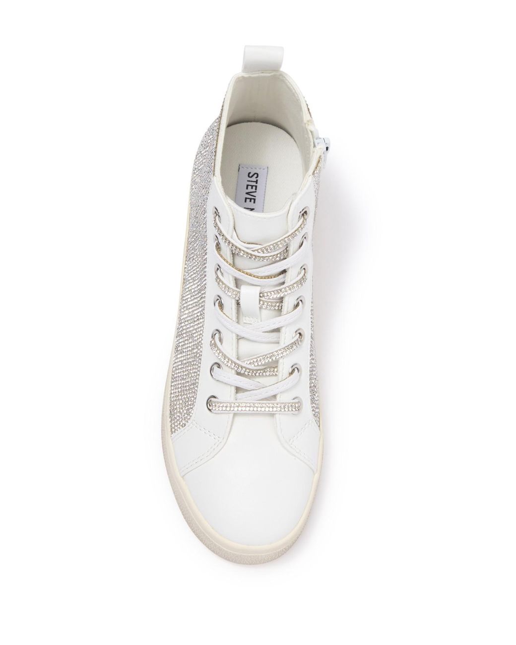 Steve Madden Bondi High Top Sneaker in White | Lyst