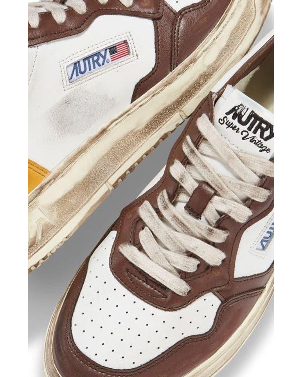 Autry White Retro Low Sneaker