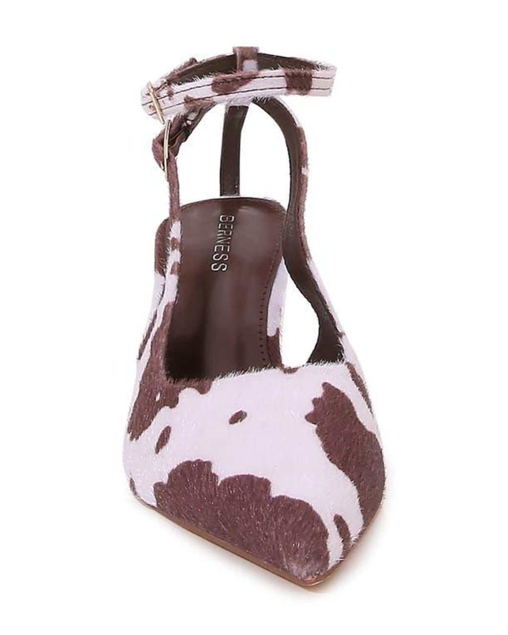 BERNESS White Cherish Pointed Toe Pump