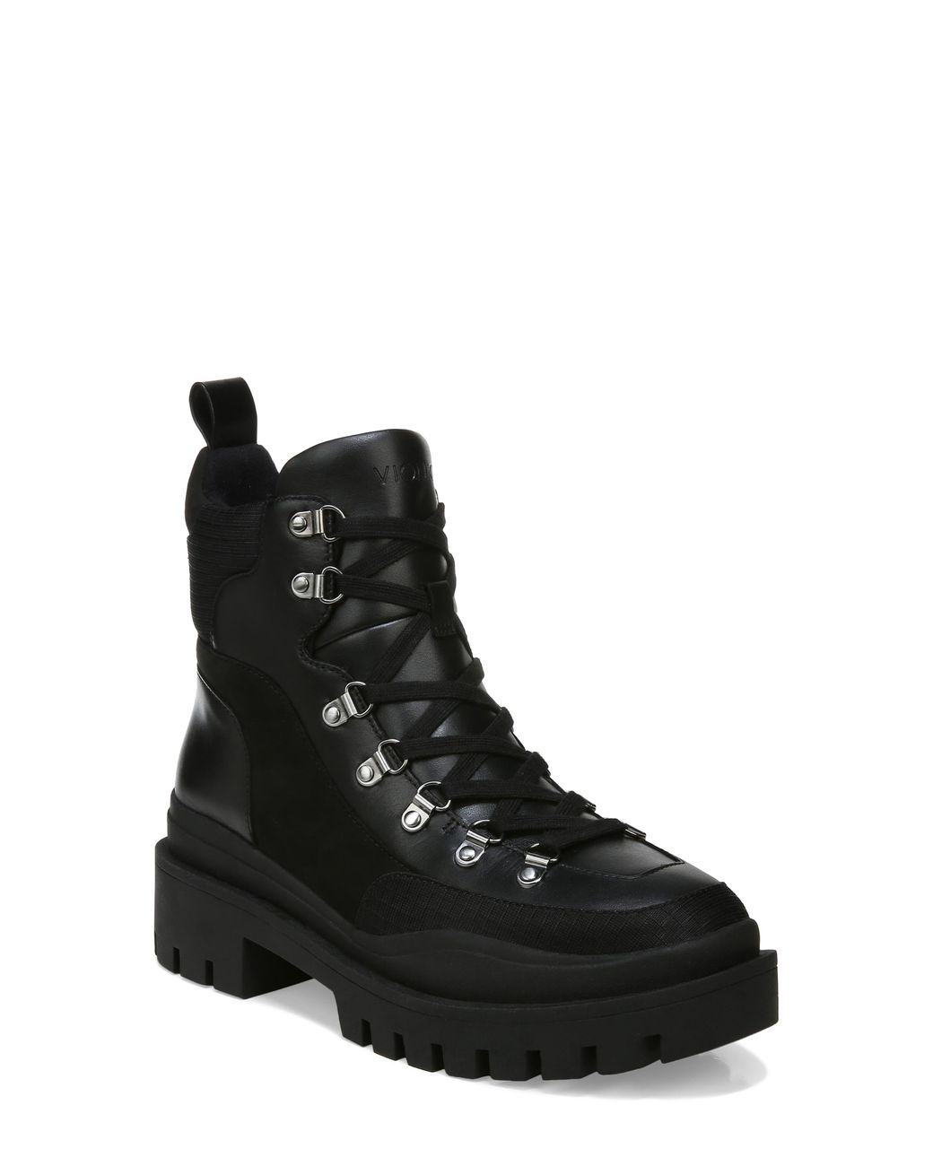 Vionic Jaxen Waterproof Lug Sole Hiking Boot in Black | Lyst