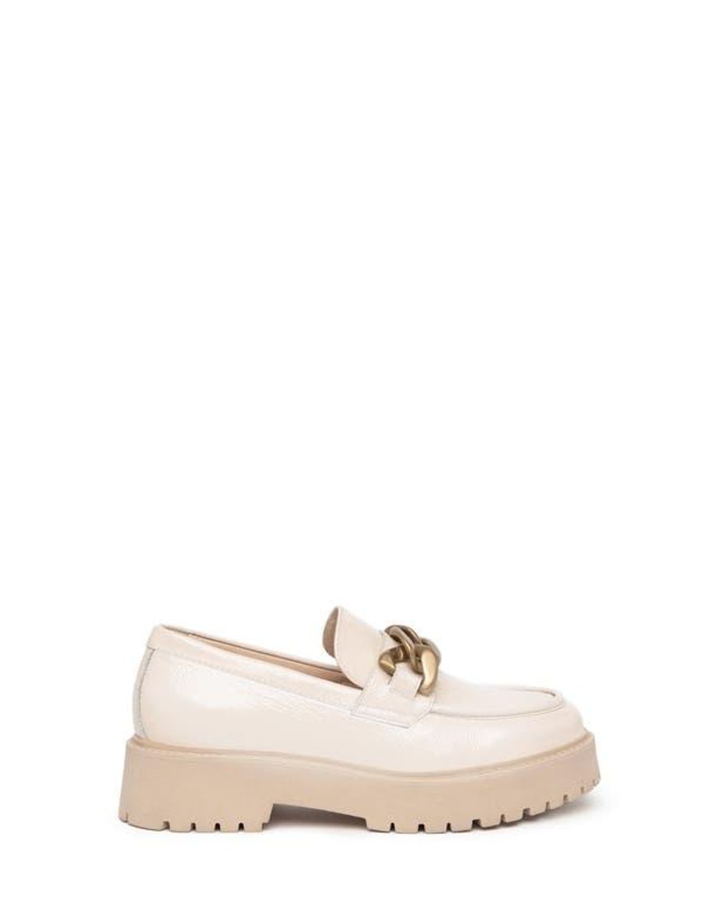 Nero Giardini Natural Chain Platform Loafer