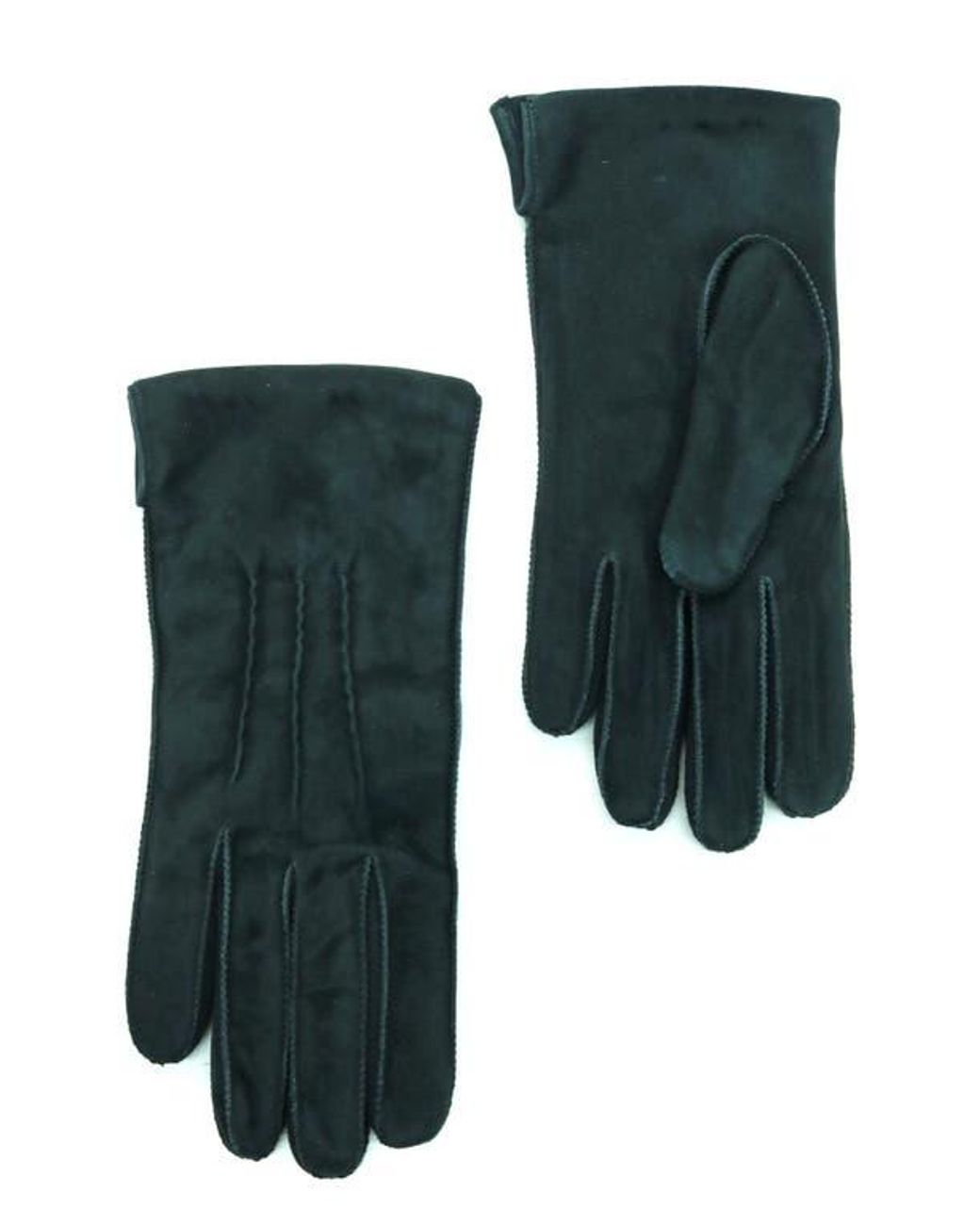 Portolano Green Suede Gloves