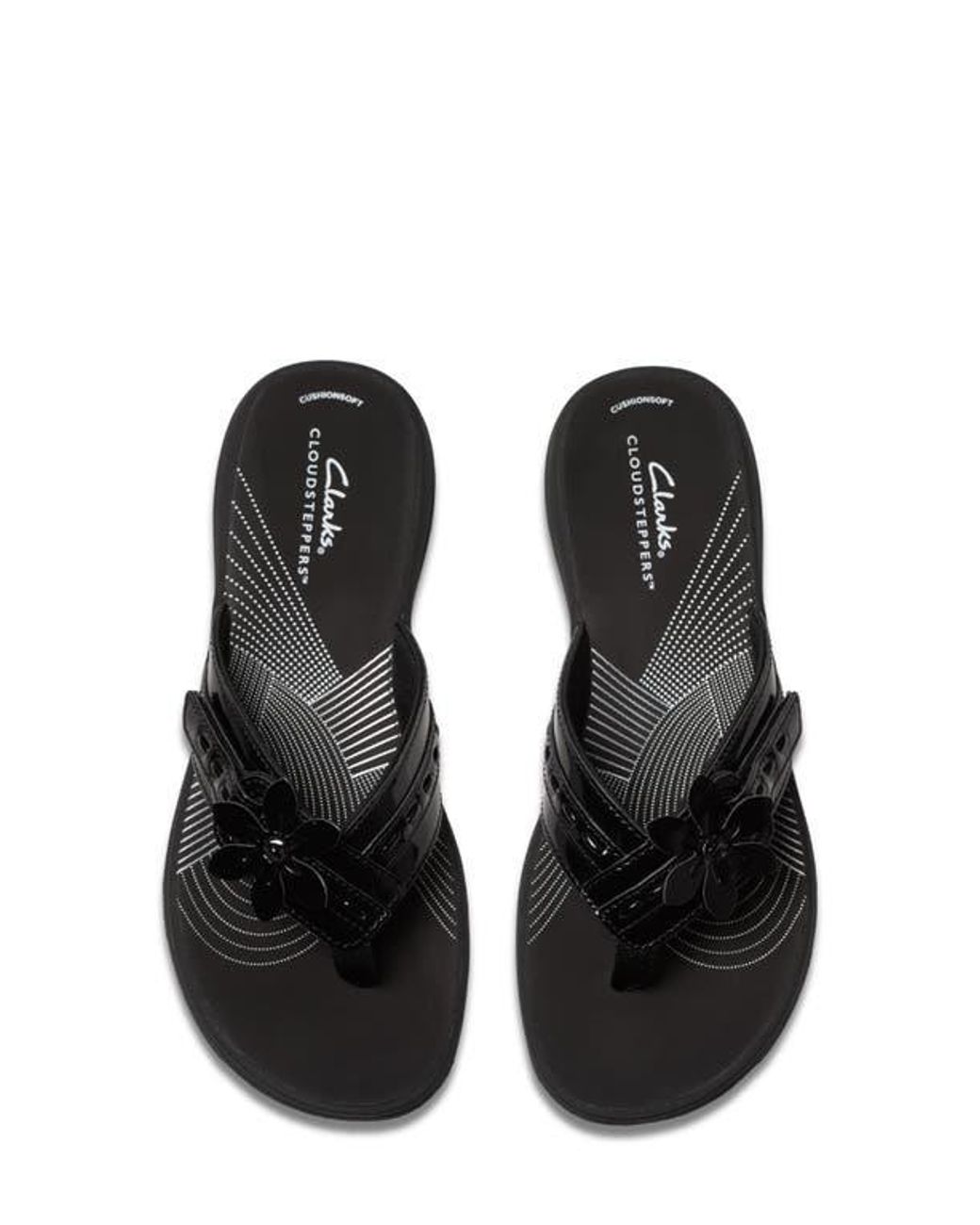 Clarks Black Breeze Opal Sandal
